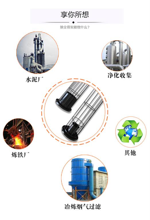 除尘器骨架使用范围